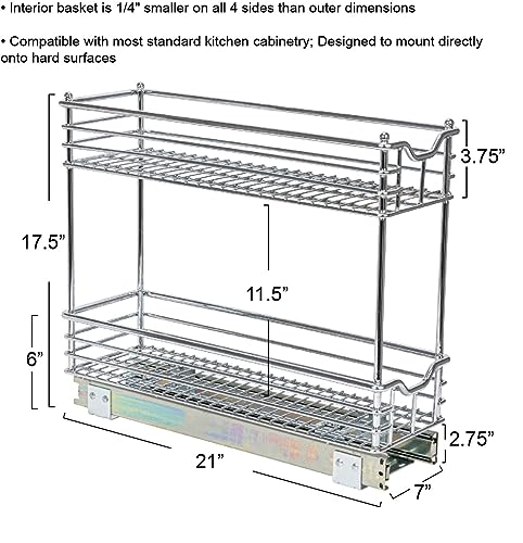 Household Essentials Glidez 2‑Tier Multipurpose Chrome‑Plated - Image 4