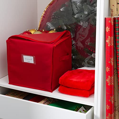 Simplify 64 Count Stackable Ornament Storage Tote | Home Organization - Image 3