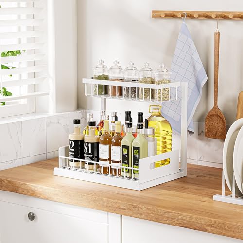 Under Sink Organizer and Storage 2 Pack, Slide Out Cabinet - Image 5