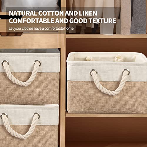 8 Pack Storage Basket Bins - Decorative Baskets Bulk Storage Box - Image 8