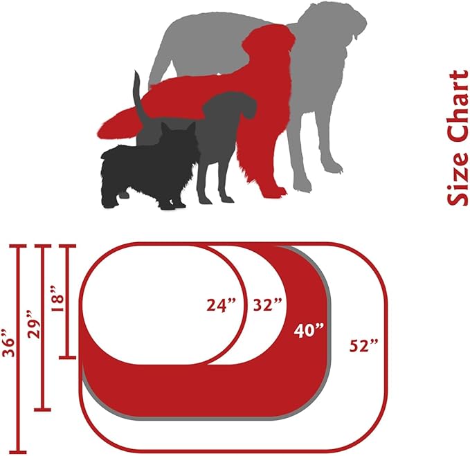 Majestic Pet 40 Inch Bagel Calming Dog Bed Washable – Cozy Soft Round Dog Bed with Spine Support for Dogs to Rest Their Head - Fluffy Donut Puppy Mat 40x29x9 (Inch) Large – Pink