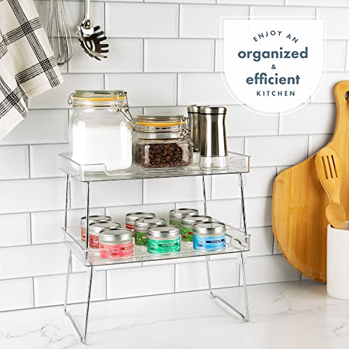 Masirs Clear Stackable Shelf, Easily Organize Your Kitchen - Image 7