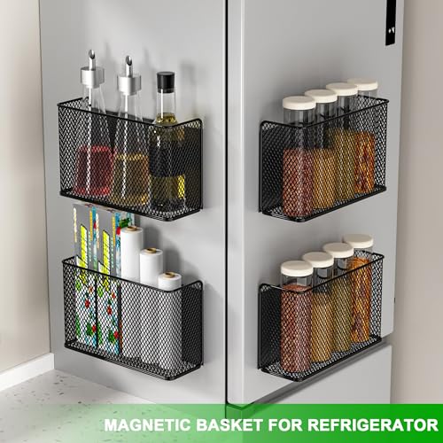 Magnetic Shelf Fridge Basket Bin for Washer Dryer Locker - Image 5
