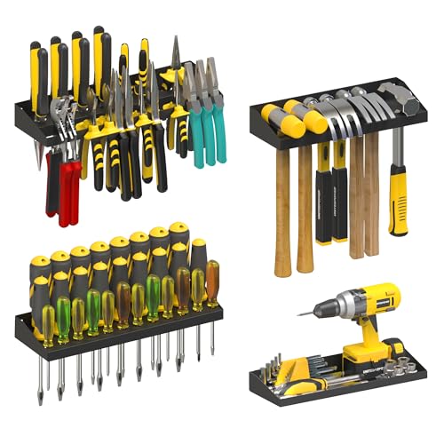 UNITEDPOWER Wall Mount Hand Tool Storage Set, Screwdriver - Image 2