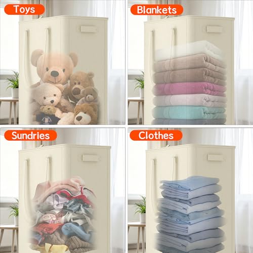Slim Laundry Hamper with Wheels,20 Gal (75L) Rolling - Image 6