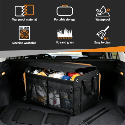 Car Trunk Organizer for SUV Sedan Pickup Cargo Storage - Image 4