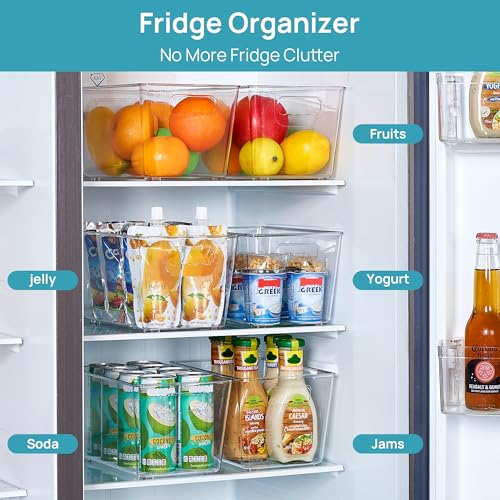 Vtopmart 6 Pack Clear Storage Bins, Pantry Cabinet O | All Products - Image 6