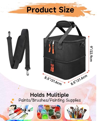 Acrylic Paint Organizer Bag for 72 Bottles (2 oz) | Home Organization - Image 4