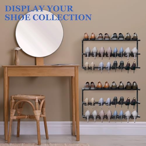 2 Pack Wall Mounted Shoe Rack, 3 Tier Hanging Shoe R | All Products - Image 7