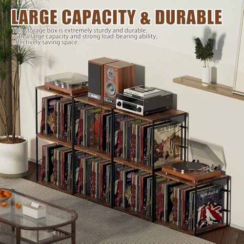 Vinyl Record Storage Holder for 80-100LPs, Vinyl Record - Image 6