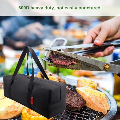 24" Grill Tool Organizer, BBQ Tool Storage Bag Heavy Duty - Image 3