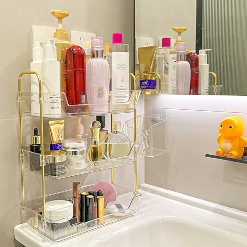 Leoenir 3-Tier Bathroom Organizer Countertop – Makeup, Perfume - Image 4