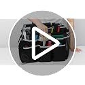 Large Rolling Cleaning Caddy Bag with Detachable Trolley, Full - Image 8