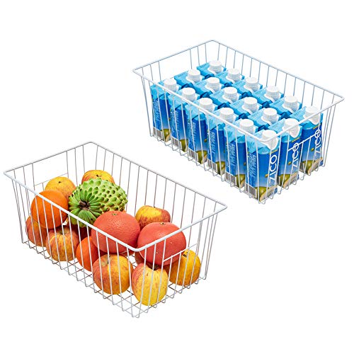 Freezer Baskets Organizer, Refrigerator Metal Wire Storage - Image 5