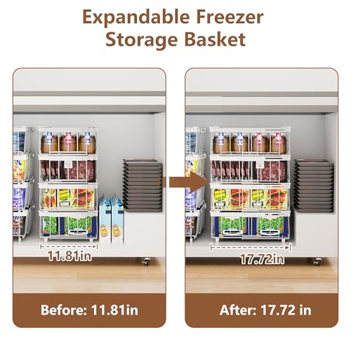 Freezer Organizer Bins, 4-Pack for Deep Freezers - Image 6