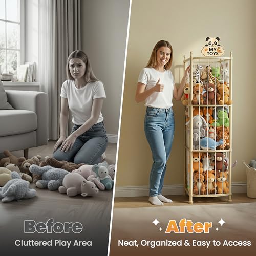 Stuffed Animal Storage Organizer, Wooden Toy Storage | All Products - Image 7
