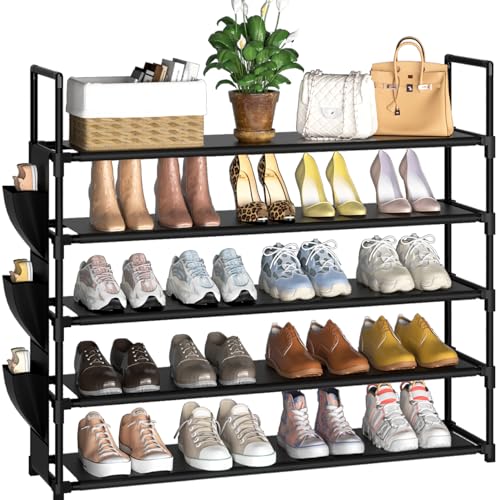 Shoe Rack 5 Tier 20-25 Storage Capacity Shoes Organizer - Image 2