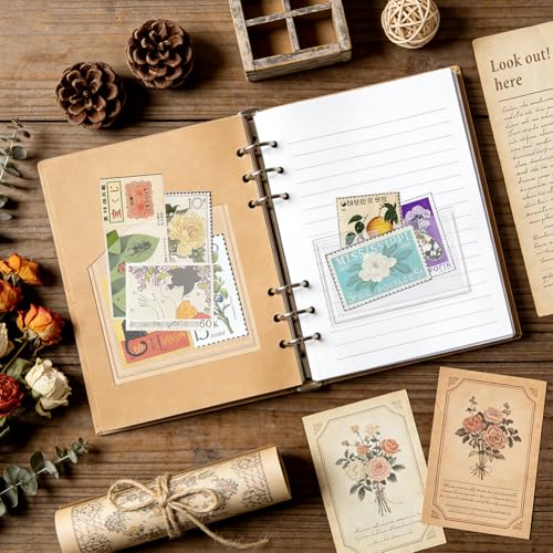 12 Pack Adhesive Pockets for Planners, Clear Corner Storage - Image 6