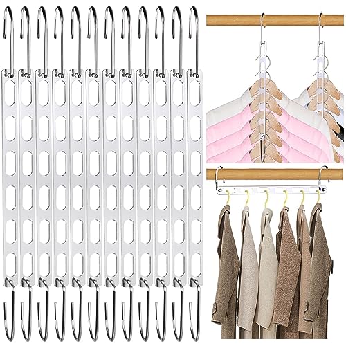12 Pack Space Saving Hangers for Clothes: Collapsibl | All Products - Image 2