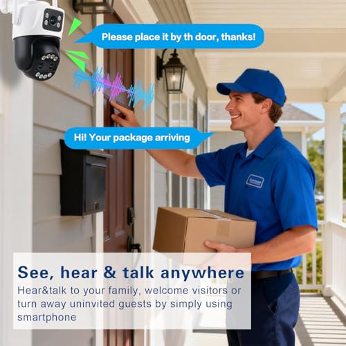 PTZ Outdoor Indoor Camera Wired 3 Lens, 32GB Local Storage - Image 7