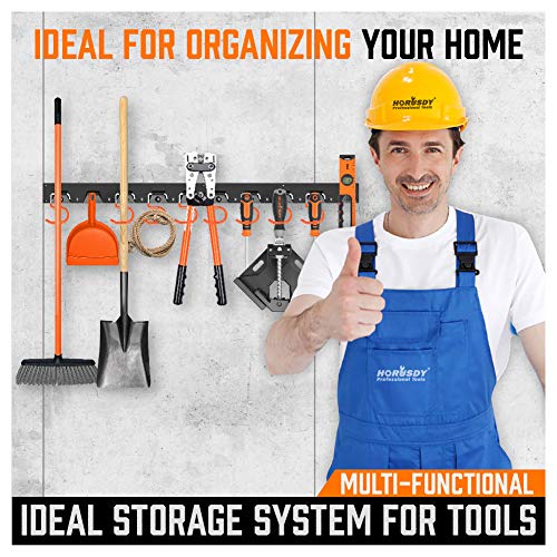 HORUSDY 64 Inch Adjustable Storage System, Wall Mount Tool - Image 6