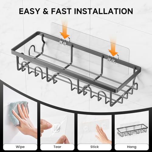 Shower Caddy, 3 Pack Shower Shelves for Inside Bathr | All Products - Image 7