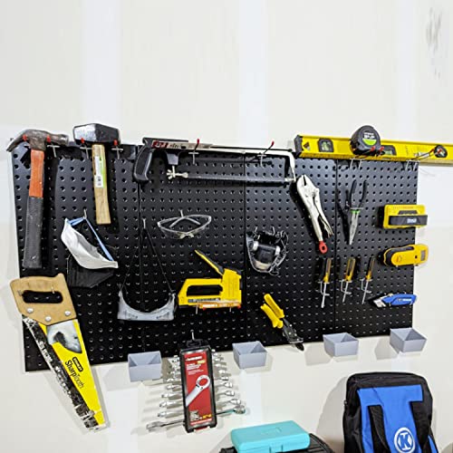 Wallmaster Garage Pegboard Storage Organizer - 48pcs - Image 6