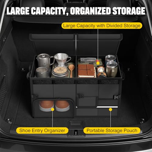 Foldable Car Trunk Organizer with Multi-Compartment – - Image 6