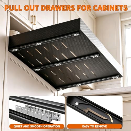 4Pack Pull Out Cabinet Organizer,Expandable Width | Home Organization - Image 6