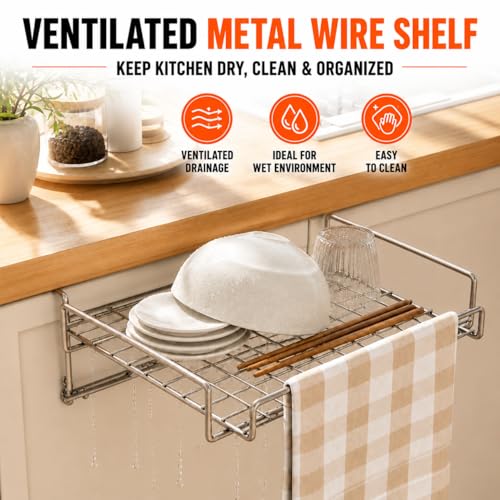 Kitchen Counter Extender, 1-Sec Foldable Over Cabinet Door - Image 7