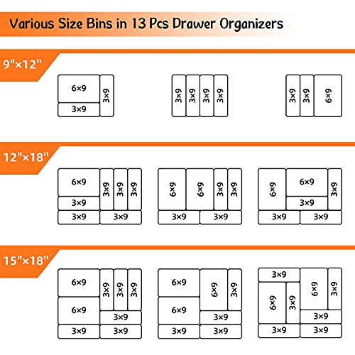 BYCY Office Drawer Organizers Bins Junk Drawer Organ | All Products - Image 8