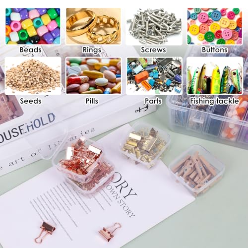 Bead Organizer Box 108 Pcs Plastic Storage Containers - Image 8