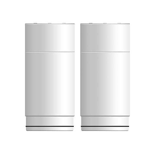 Vortopt NSF Certified T6-UF Faucet Water Filter Replacement(2 Pack)- Ultra Filtration,400 Gallon Capacity,Reduces Chlorine,Odor,3-6 Month Lifespan.