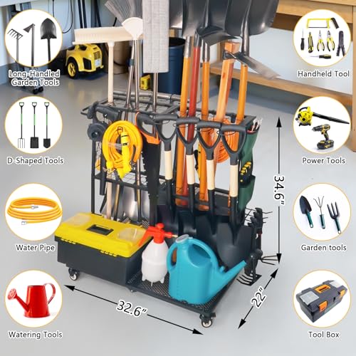 Garden Tool Organizer - Heavy Duty Garage Storage | Garage Storage - Image 4