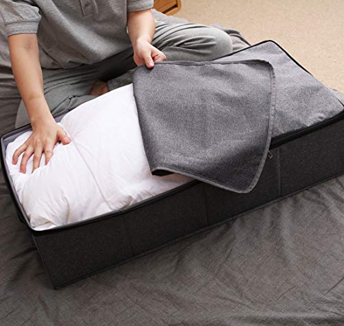 AMJ Large Under Bed Storage Containers, 3 Pack Closet - Image 5