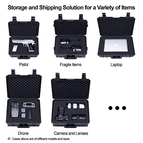 Lykus HC-3810 Waterproof Hard Case with Foam, Inner Size - Image 5