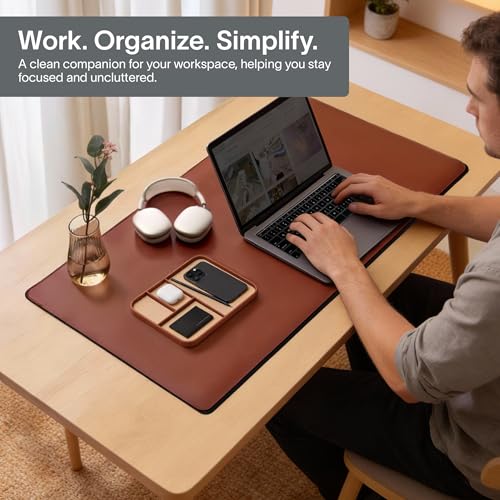 Nordik Leather Valet Tray - Medium EDC Tray - Sand B | All Products - Image 5