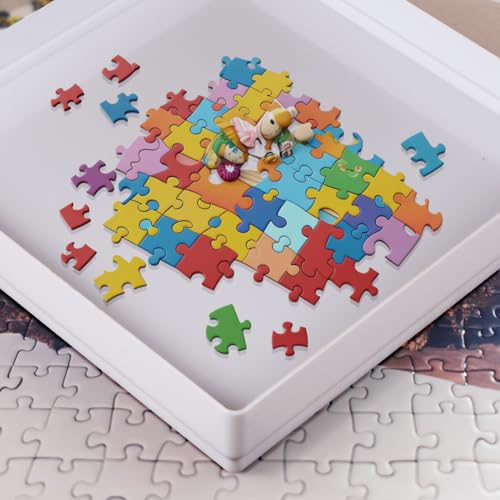 Yaomiao 12 Pcs Puzzle Sorting Trays 8 x 8 Inches Puzzle - Image 6
