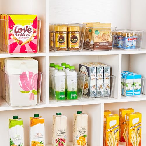 YIHONG 6 Pack Clear Storage Bins, Pantry Organizer B | All Products - Image 5