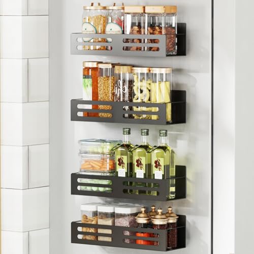 Magnetic Spice Rack for Refrigerator Magnetic Fridge Shelf - Image 2