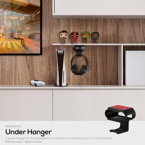 Under Desk Headphone Hanger Stand for Steelseries Arctis - Image 5