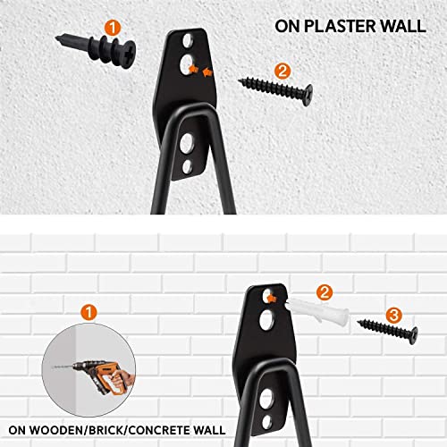 Garage Hooks, 12 Pack Wall Storage Hanger with 2 Extension - Image 7