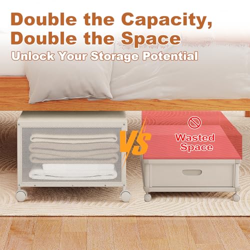 2Pack Under Bed Storage Containers,12 inch Height,31 inch Long - Image 4