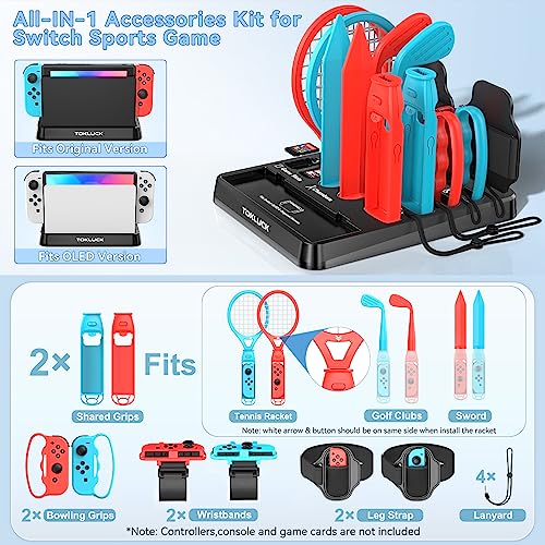 Switch Sports Accessories Kit with Storage Station - Image 3