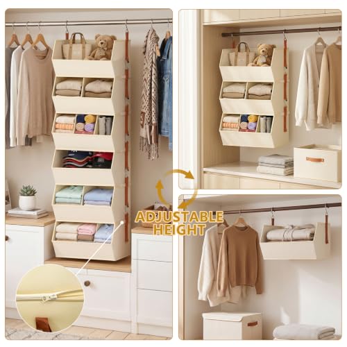 Hanging Closet Organizer Extra Large for Dorm and Bedroom - Image 8
