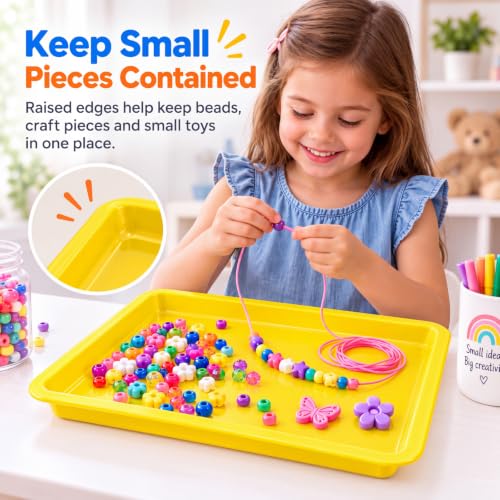 Remerry 4 Pcs Art Craft Tray for Kid, 13.4 x 10 Inch - Image 4