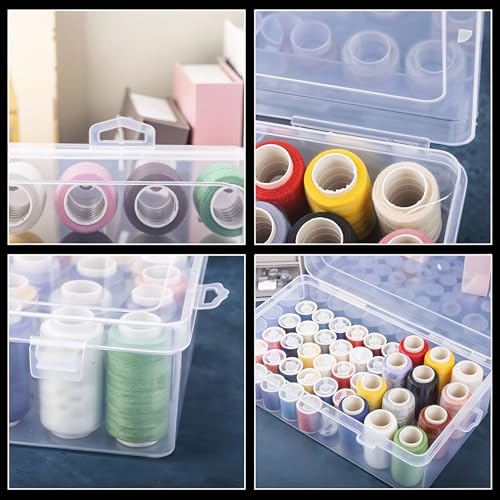 Threads Organizer Box | 42 Slots Thread Holders for Spools - Image 7