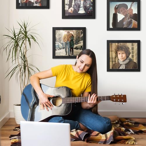 Emfogo 4 Pack Vinyl Record Frame for the Wall, Wall-Mounted Vinyl - Image 3
