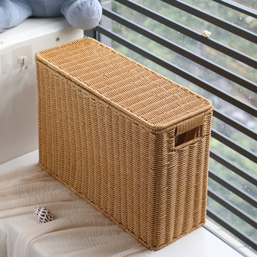 OSALADI Woven Basket with Lid and Handle 14.96 X 10.62 X 5.90 - Image 6