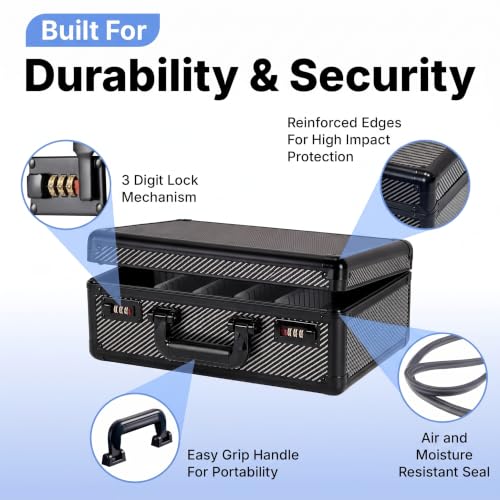 HiTekk Slab Case with Combination Lock | 120+ Slabs Graded - Image 8